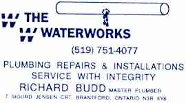 The Water Works - Richard Budd master plumber  - plumbing repairs and installations - service with integrity  waterwrk.jpg (6427 bytes)